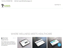 Tablet Screenshot of healthasweage.com